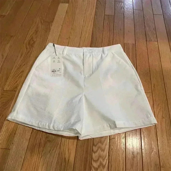 Walter Hagen Women's White Chino Shorts Size 4 Casual 5" Inseam - Picture 2 of 11